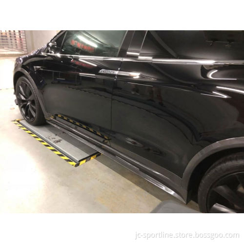 Carbon Fiber Car Side Skirts for Tesla Model X 75D/90D/P90D/100D/P100D (2016-2018)